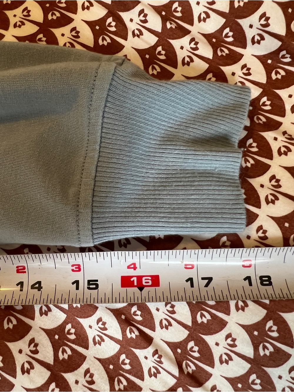 Lake Modal Blend Blue Long Sleeve Raglan Top Size Medium Relax set - Picture 6 of 6